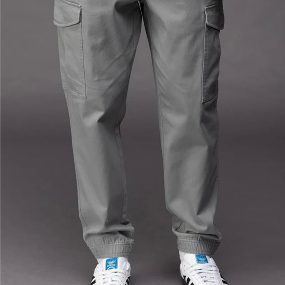 Abercrombie & fitch Boys Gray Cargo Pants 9/10 NWT